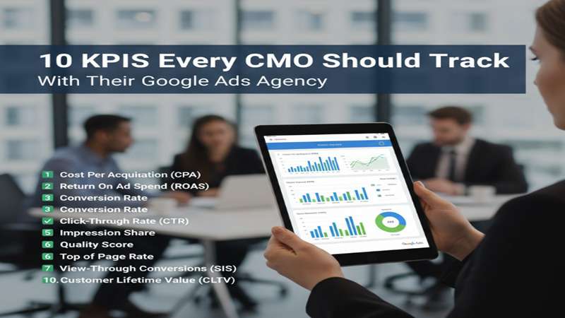 10 KPIs Every CMO Should Track with Their Google Ads Agency